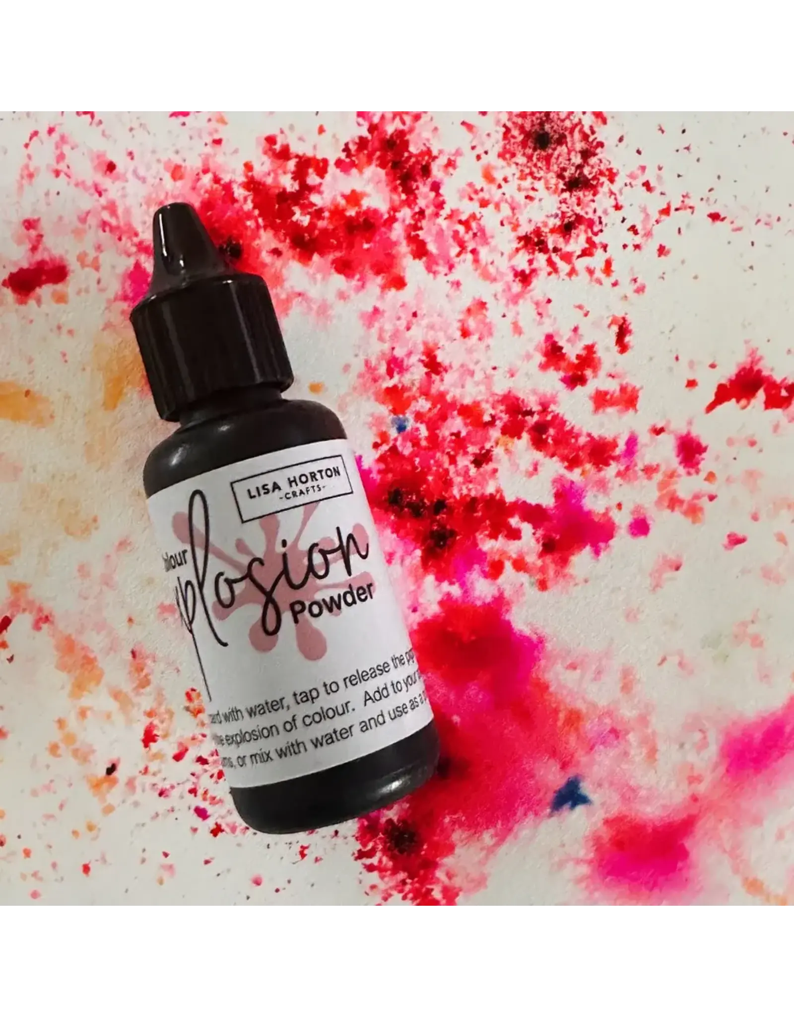 LISA HORTON CRAFTS LISA HORTON CRAFTS PINK SHERBERT COLOUR EXPLOSION POWDERS