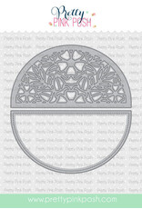 PRETTY PINK POSH PRETTY PINK POSH FLORAL SEMICIRCLE DIE SET