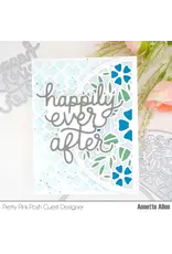 PRETTY PINK POSH PRETTY PINK POSH FLORAL SEMICIRCLE DIE SET