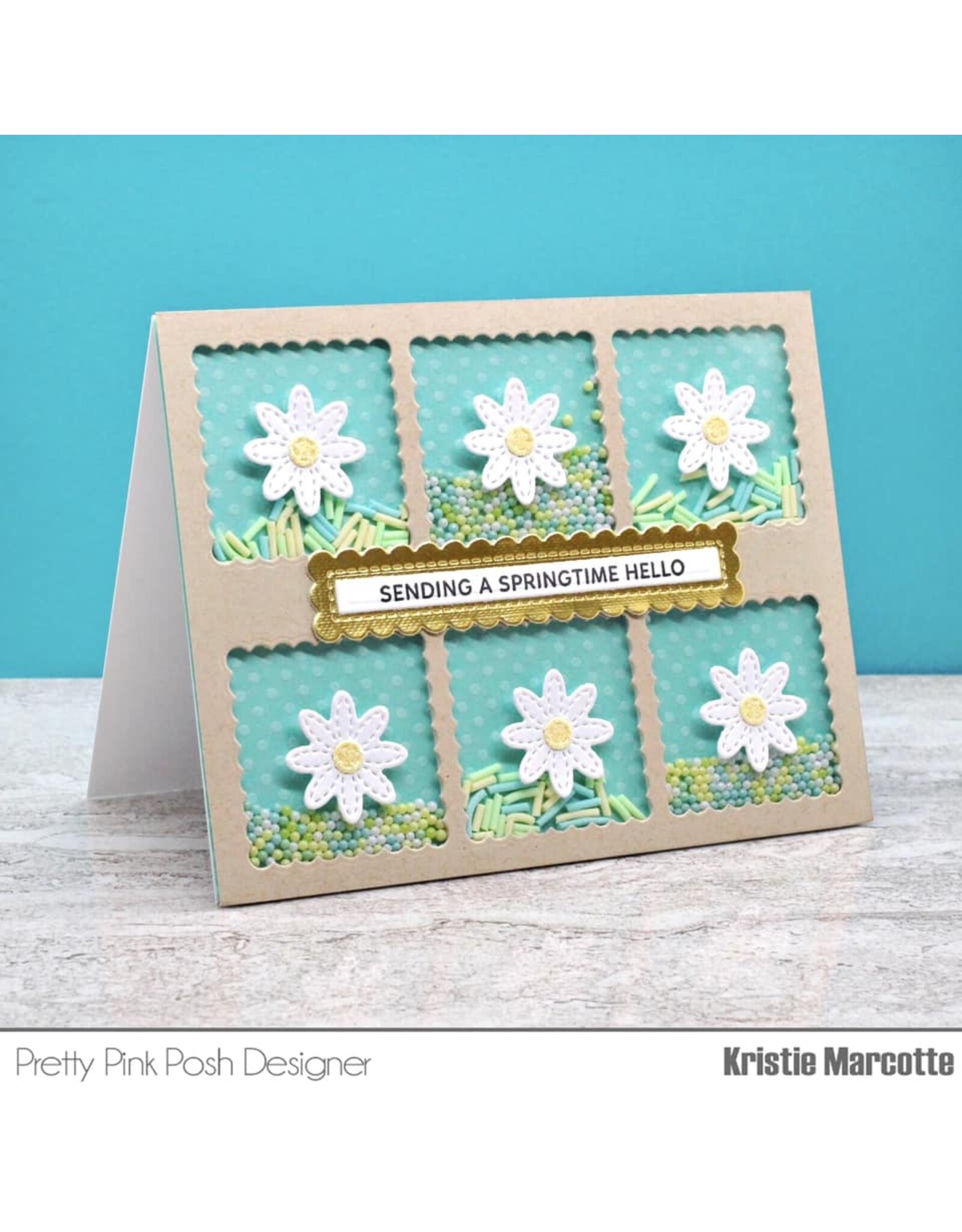 PRETTY PINK POSH PRETTY PINK POSH STACKED SQUARES DIE SET