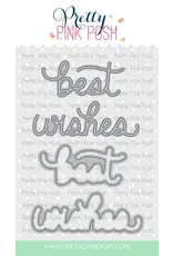 PRETTY PINK POSH PRETTY PINK POSH BEST WISHES SHADOW DIE SET