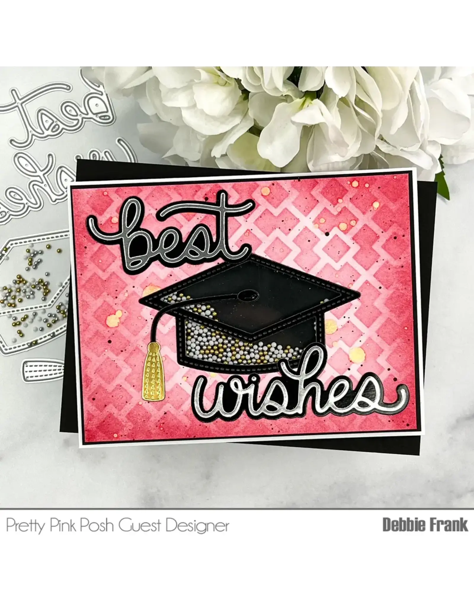 PRETTY PINK POSH PRETTY PINK POSH BEST WISHES SHADOW DIE SET