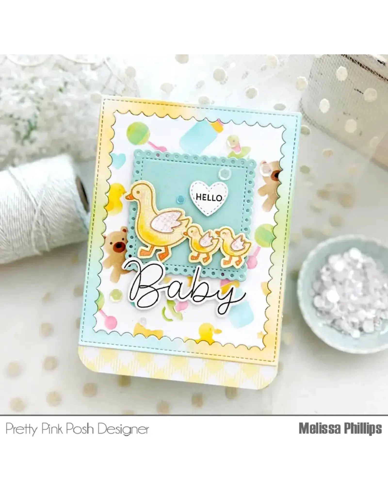 PRETTY PINK POSH PRETTY PINK POSH BABY ANIMALS CLEAR STAMP SET