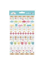 DOODLEBUG DESIGNS DOODLEBUG DESIGN HAPPY HEALING PUFFY ICONS STICKERS