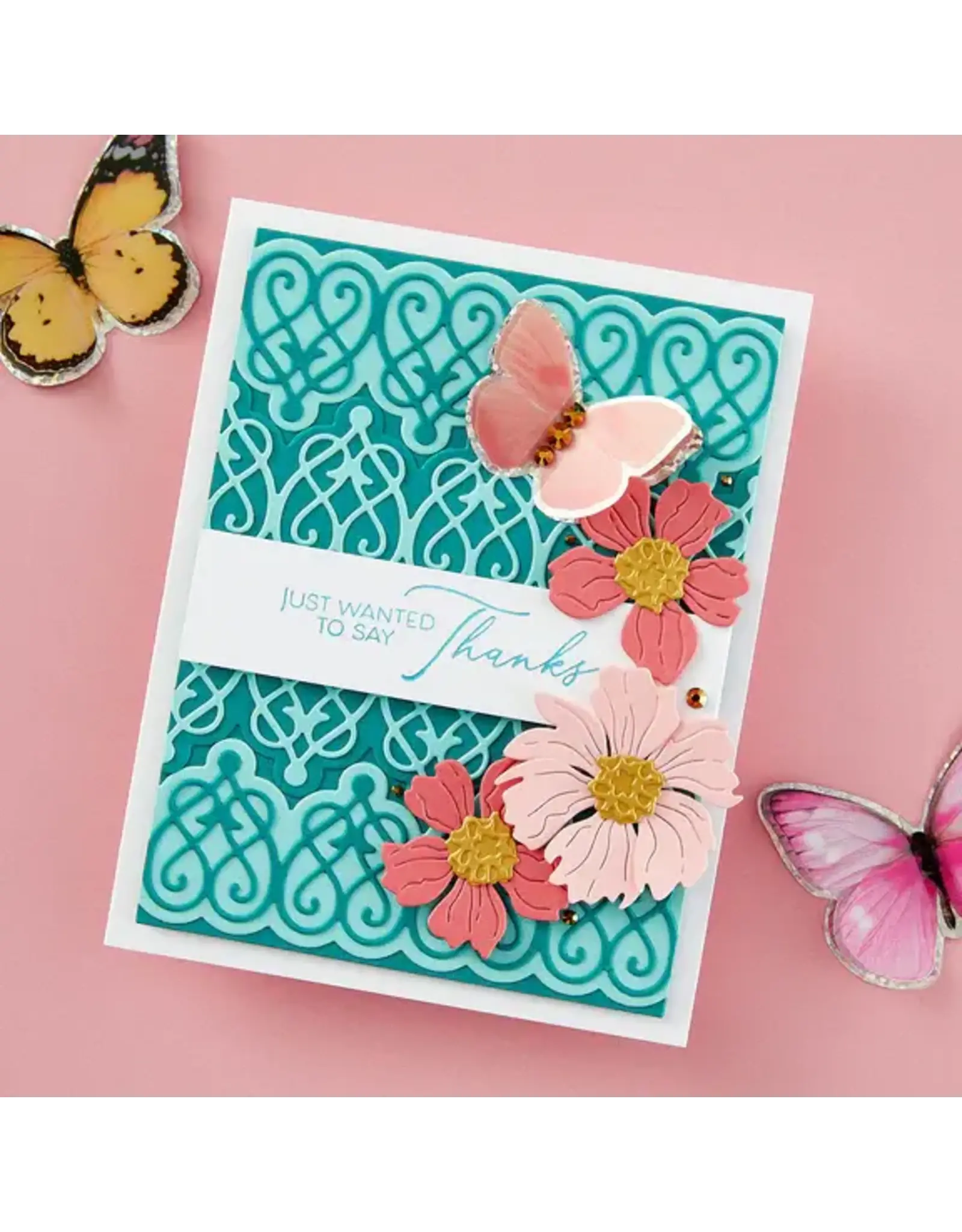 SPELLBINDERS SPELLBINDERS TIMELESS COLLECTION TIMELESS HEARTS BORDER ETCHED DIES