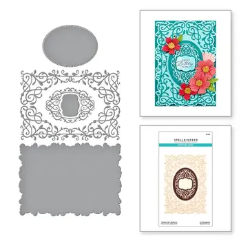 SPELLBINDERS SPELLBINDERS TIMELESS COLLECTION TIMELESS 5x7 CARDFRONT ETCHED DIES