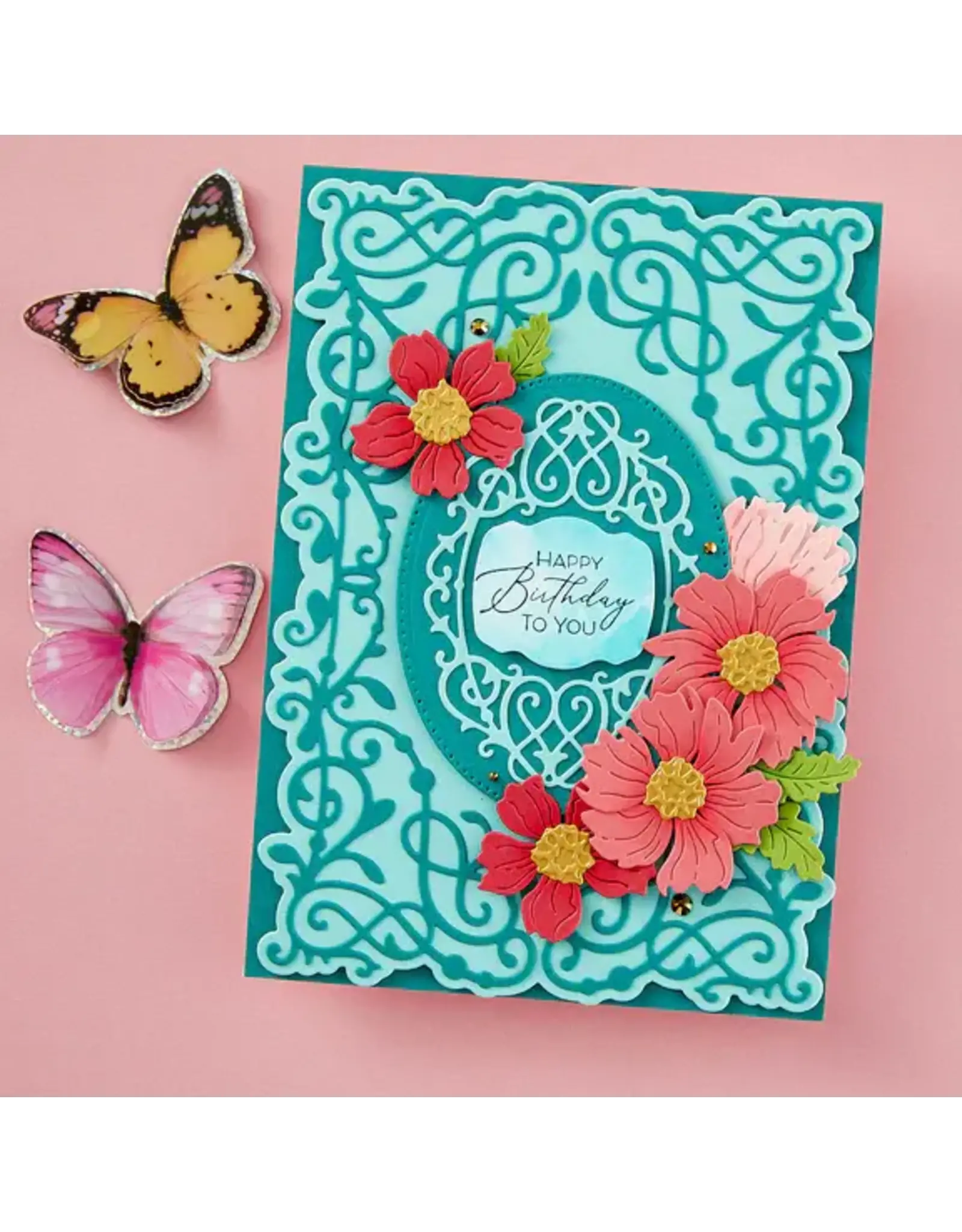 SPELLBINDERS SPELLBINDERS TIMELESS COLLECTION TIMELESS 5x7 CARDFRONT ETCHED DIES