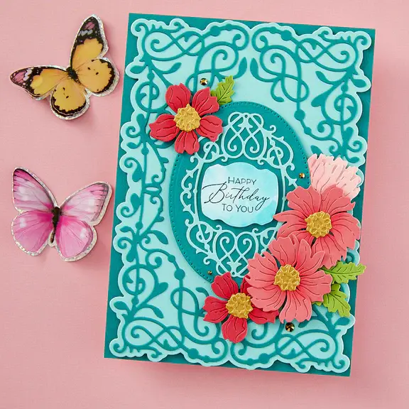 SPELLBINDERS SPELLBINDERS TIMELESS COLLECTION TIMELESS 5x7 CARDFRONT ETCHED DIES