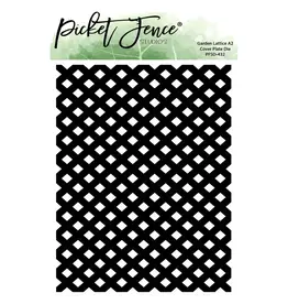PICKET FENCE PICKET FENCE STUDIOS GARDEN LATTICE A2 COVER PLATE DIE