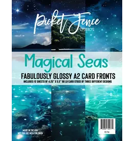 PICKET FENCE PICKET FENCE STUDIOS MAGICAL SEAS FABULOUSLY GLOSSY A2 CARD FRONTS