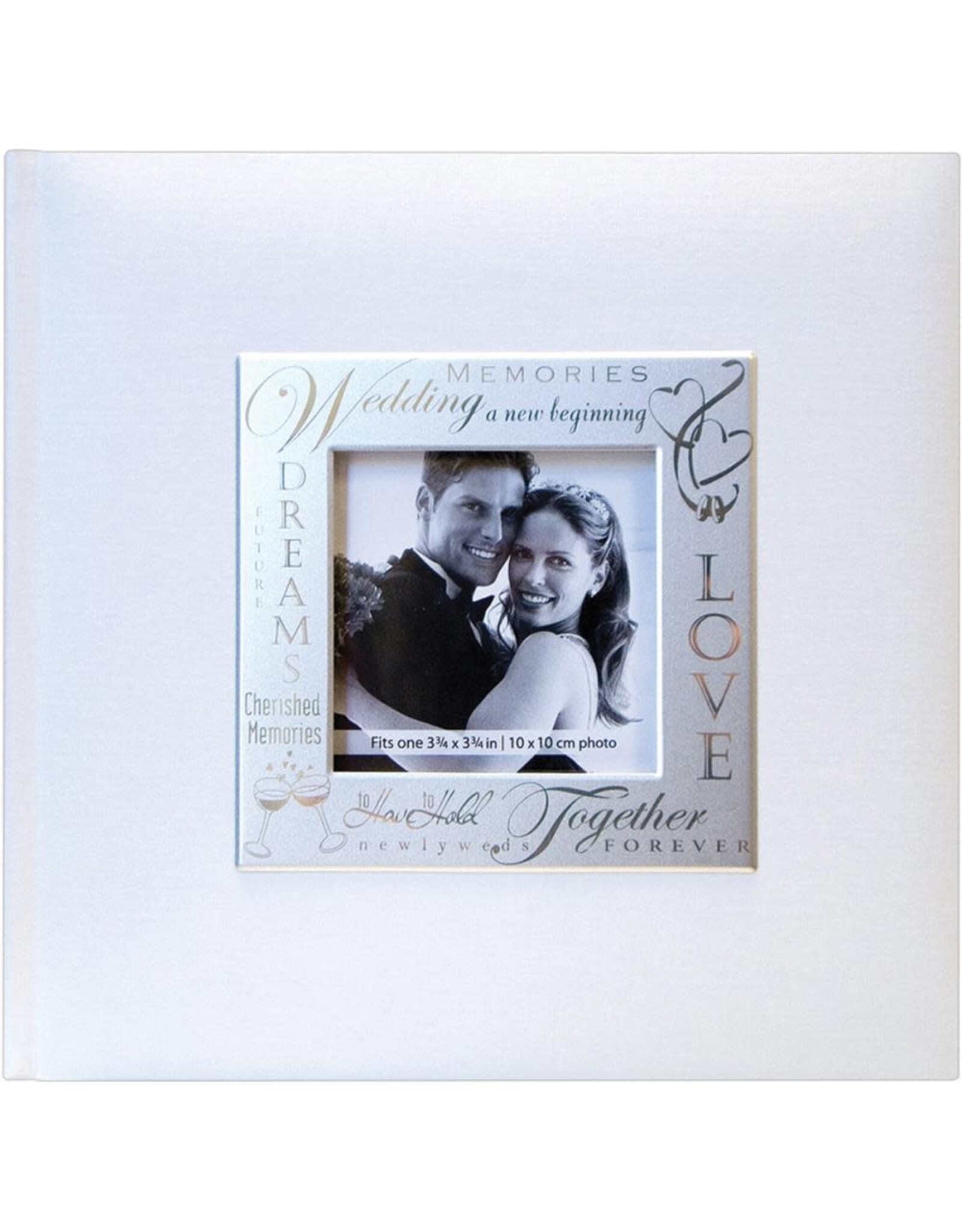 MBI MBI FABRIC EXPRESSIONS WEDDING - WHITE PHOTO ALBUM 8.5X8.5