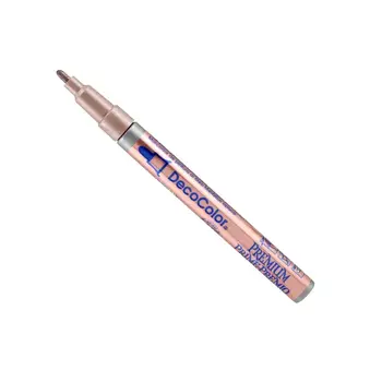 MARVY UCHIDA MARVY UCHIDA DECOCOLOR PREMIUM ROSE GOLD METALLIC MARKER - 3mm TIP