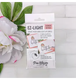 PEAR BLOSSOM PRESS PEAR BLOSSOM PRESS EZ-LIGHT ALL-IN-ONE 3 LIGHTS 5/PK