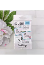 HAMPTON ARTS PEAR BLOSSOM PRESS EZ-LIGHT ALL-IN-ONE 3 LIGHTS 2/PK