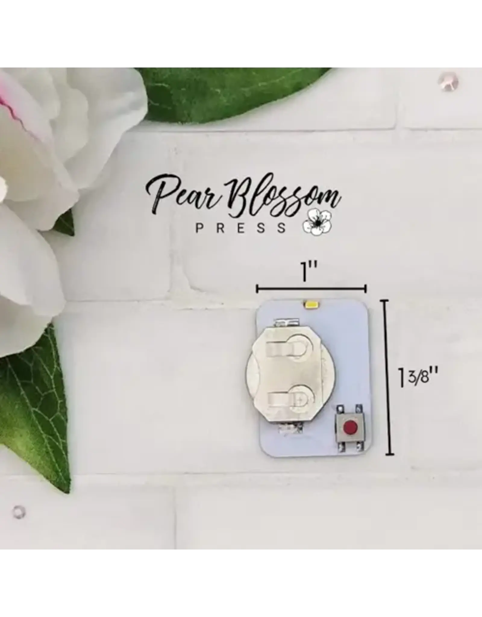 HAMPTON ARTS PEAR BLOSSOM PRESS EZ-LIGHT ALL-IN-ONE 1 LIGHT 5/PK