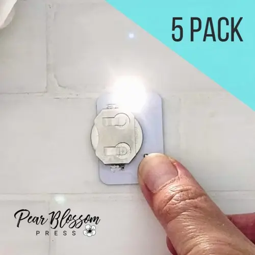 PEAR BLOSSOM PRESS PEAR BLOSSOM PRESS EZ-LIGHT ALL-IN-ONE 1 LIGHT 5/PK