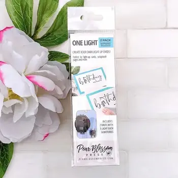 PEAR BLOSSOM PRESS PEAR BLOSSOM PRESS EZ-LIGHT ALL-IN-ONE 1 LIGHT 2/PK