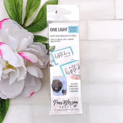 PEAR BLOSSOM PRESS PEAR BLOSSOM PRESS EZ-LIGHT ALL-IN-ONE 1 LIGHT 2/PK