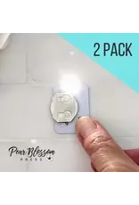 PEAR BLOSSOM PRESS PEAR BLOSSOM PRESS EZ-LIGHT ALL-IN-ONE 1 LIGHT 2/PK