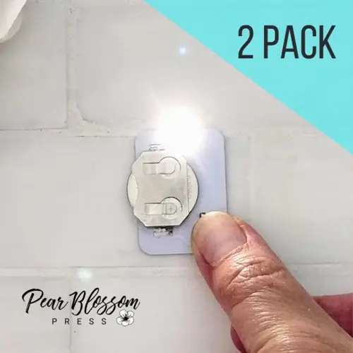 PEAR BLOSSOM PRESS PEAR BLOSSOM PRESS EZ-LIGHT ALL-IN-ONE 1 LIGHT 2/PK