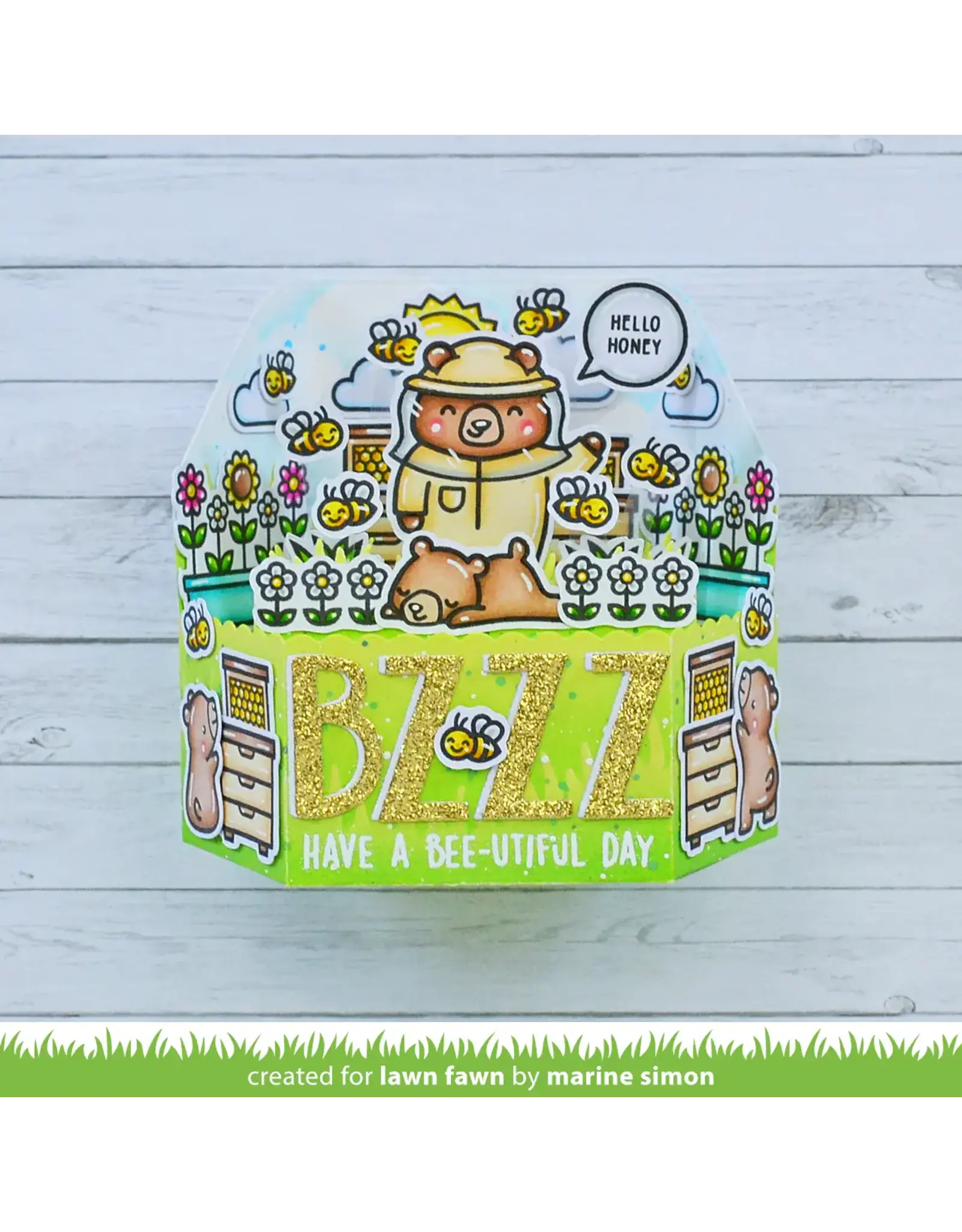 LAWN FAWN LAWN FAWN YOU'RE A KEEPER CLEAR STAMP SET