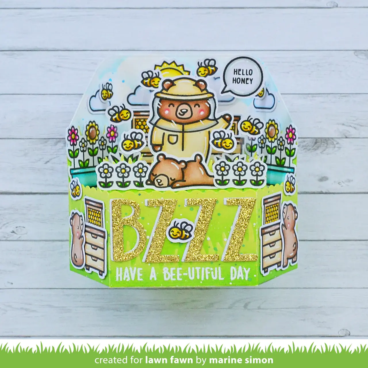 LAWN FAWN LAWN FAWN YOU'RE A KEEPER CLEAR STAMP SET