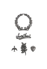 ADVANTUS TIM HOLTZ IDEA-OLOGY SWEETHEART METAL ADORNMENTS 5/PK