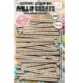 AALL & CREATE AALL & CREATE AUTOUR DE MWA & CO #49 FUNNY BONE FUNNIES DIE CUTS 166/PK