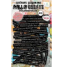 AALL & CREATE AALL & CREATE AUTOUR DE MWA & CO #48 AMUSING CUTS DIE CUTS 166/PK