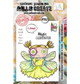 AALL & CREATE AALL & CREATE JANET KLEIN #1167 MAGIC COORDINATOR A7 CLEAR STAMP SET