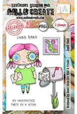 AALL & CREATE AALL & CREATE JANET KLEIN #1165 SNAIL MAIL A7 CLEAR STAMP SET