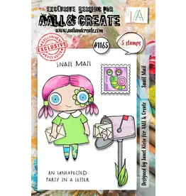 AALL & CREATE AALL & CREATE JANET KLEIN #1165 SNAIL MAIL A7 CLEAR STAMP SET