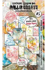 AALL & CREATE AALL & CREATE AUTOUR DE MWA & CO #5 CITRUS RAINBOW A6 DOUBLE-SIDED DESIGN PAPERS 10/PK