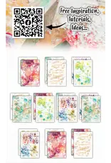 AALL & CREATE AALL & CREATE AUTOUR DE MWA & CO #3 SPECTRUM SPLASH A6 DOUBLE-SIDED DESIGN PAPERS 10/PK