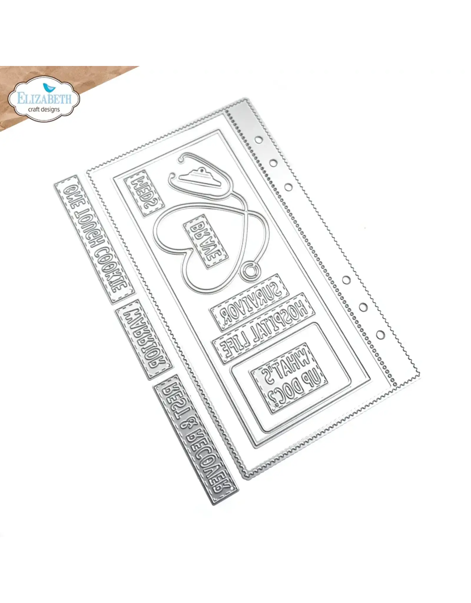 ELIZABETH CRAFT DESIGNS ELIZABETH CRAFT DESIGNS PLANNER ESSENTIALS WHAT'S UP DOC DIE SET