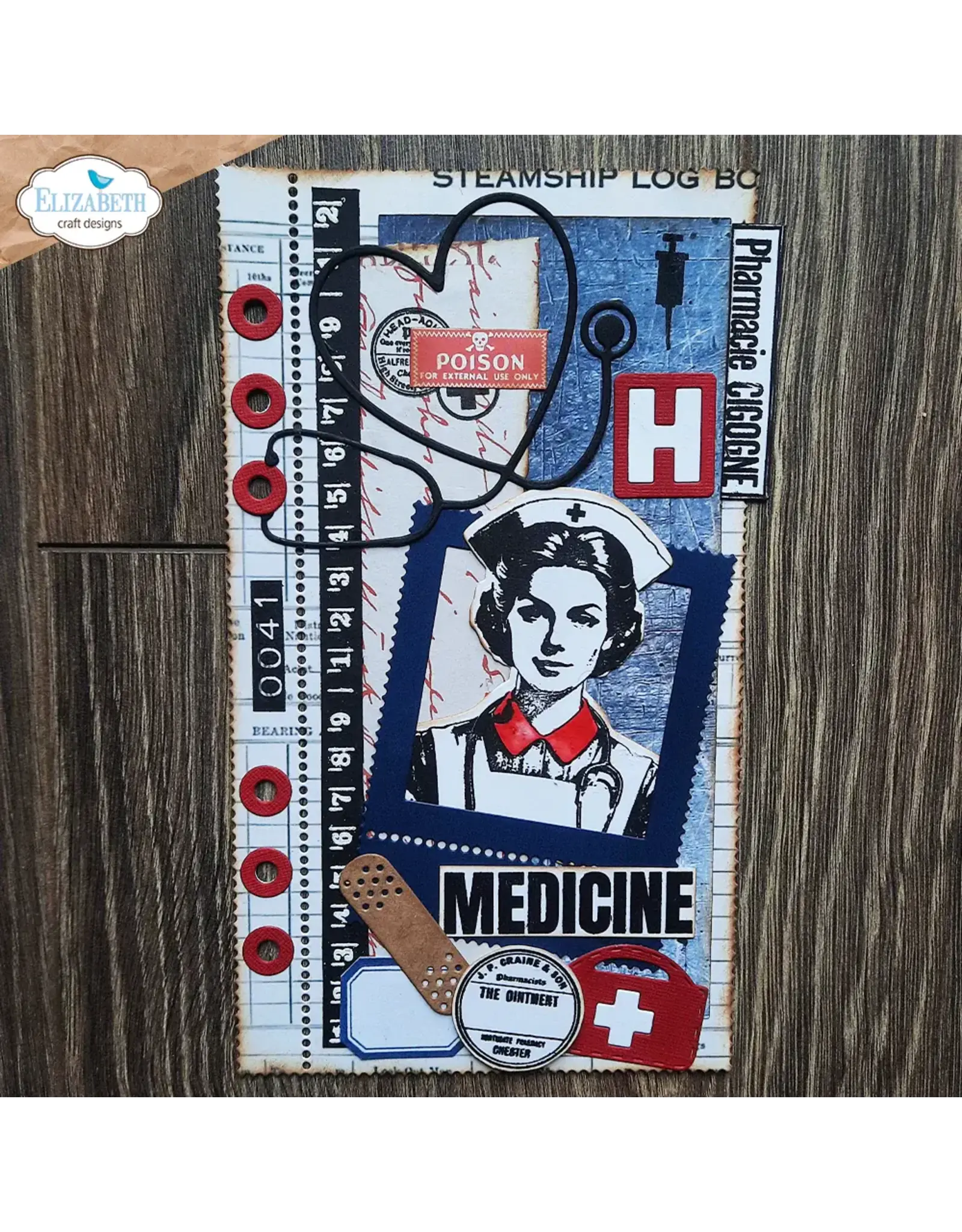 ELIZABETH CRAFT DESIGNS ELIZABETH CRAFT DESIGNS PLANNER ESSENTIALS WHAT'S UP DOC DIE SET