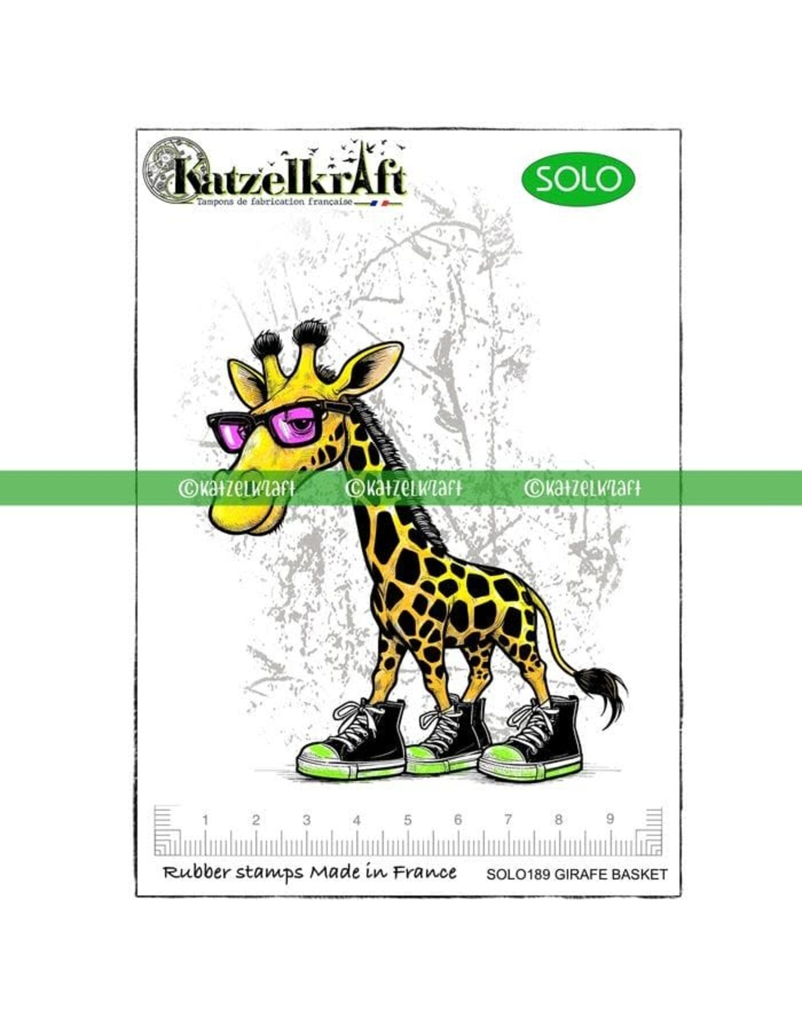 KATZELKRAFT KATZELKRAFT GIRABASKETS CLING STAMP SET