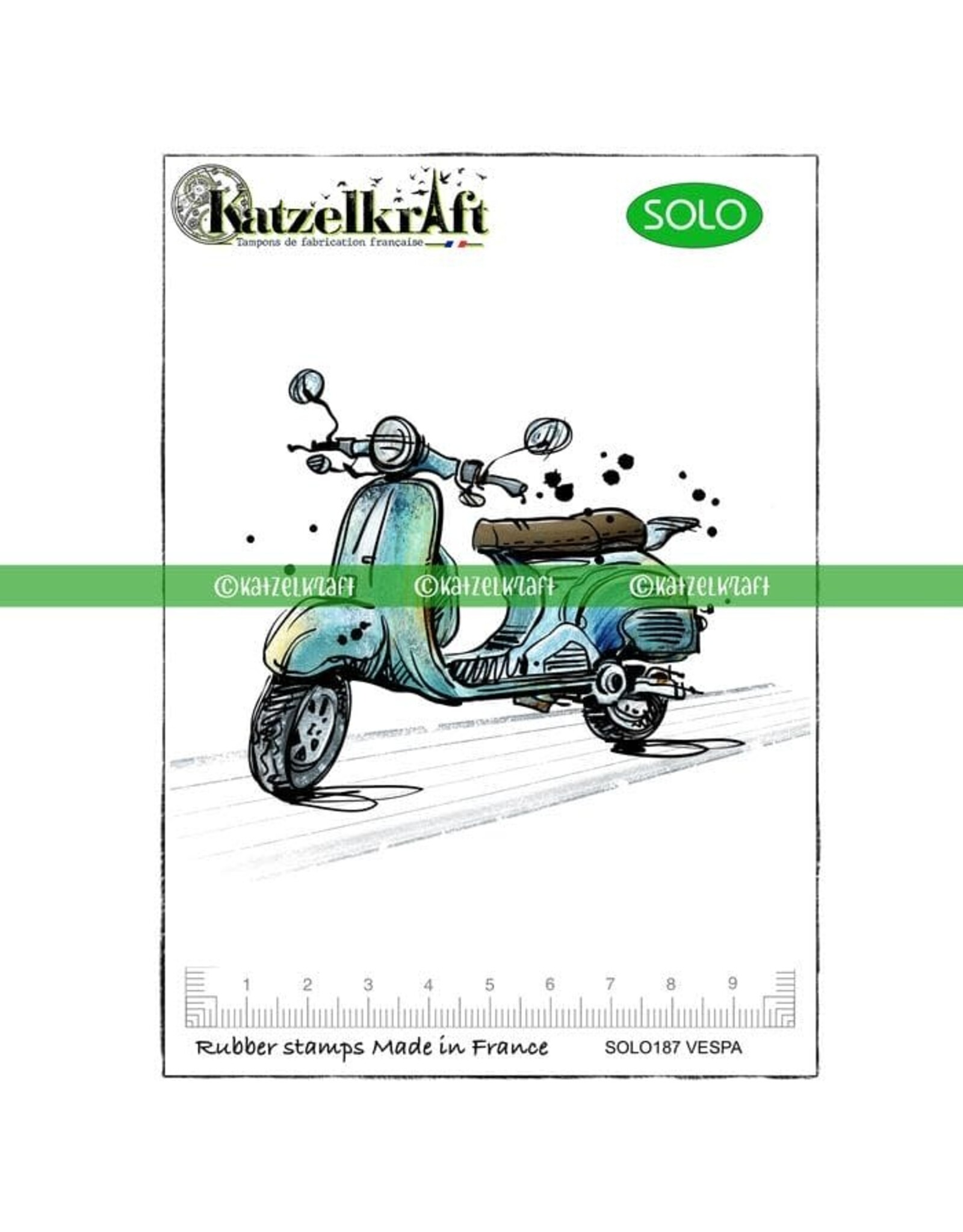 KATZELKRAFT KATZELKRAFT VESPA CLING STAMP SET