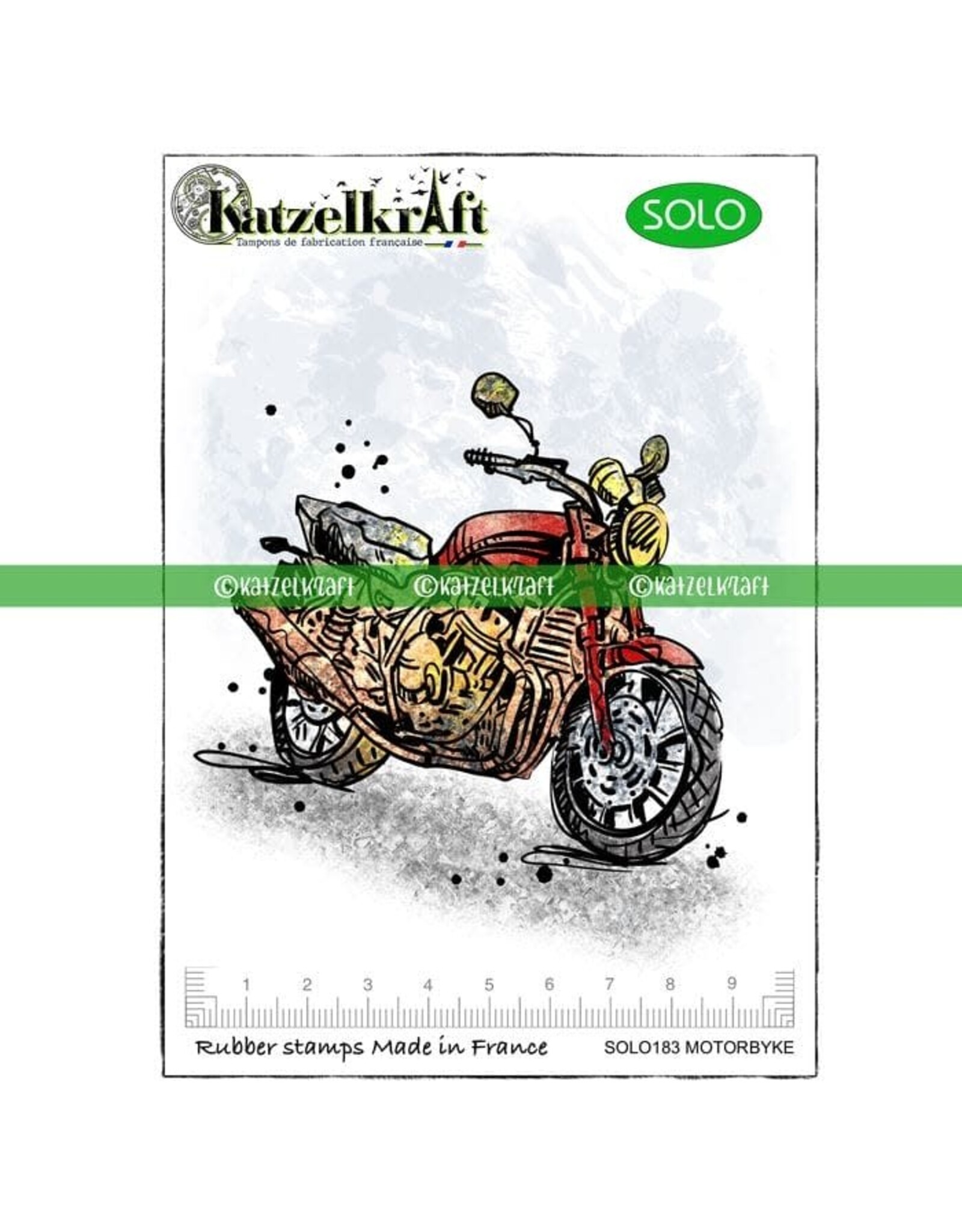 KATZELKRAFT KATZELKRAFT MOTORBIKE CLING STAMP SET
