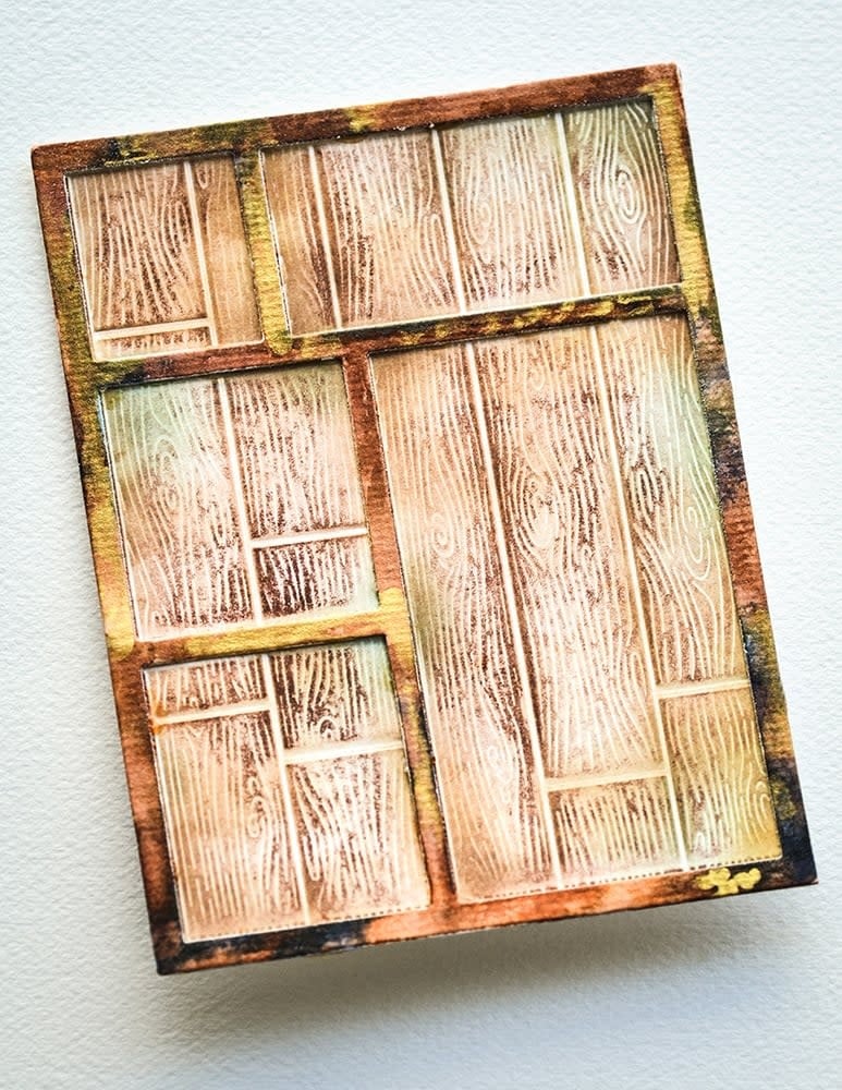 MEMORY BOX MEMORY BOX OPEN STUDIO VINTAGE TRAY 3D EMBOSSING FOLDER AND CUTTING DIE