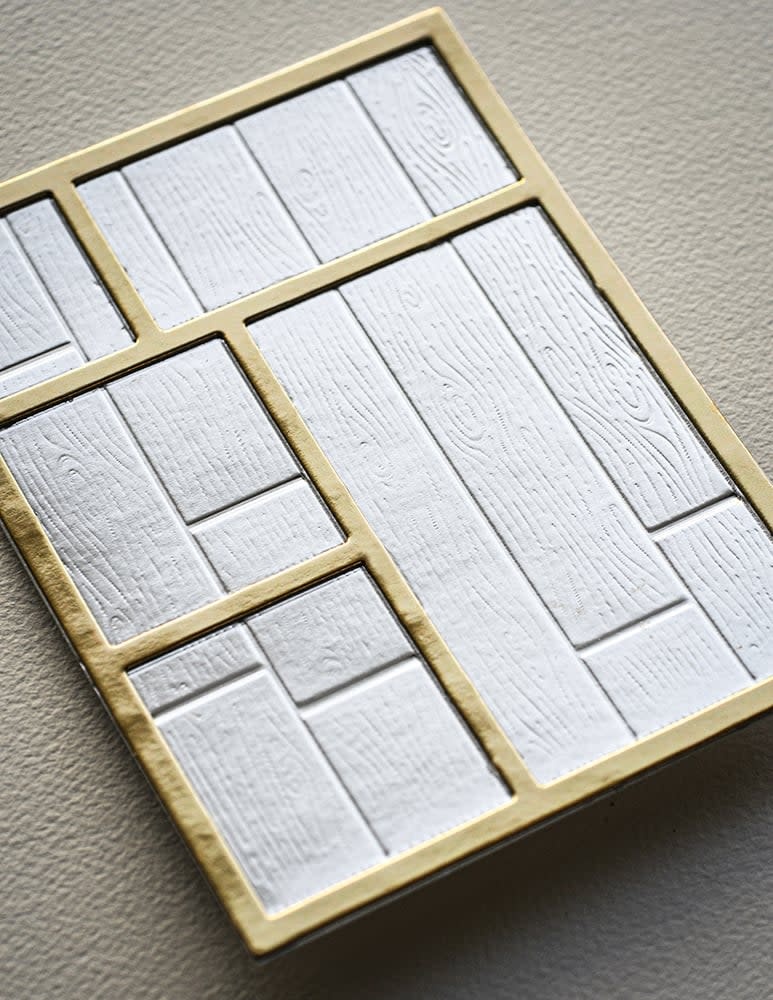 MEMORY BOX OPEN STUDIO VINTAGE TRAY 3D EMBOSSING FOLDER AND CUTTING DIE