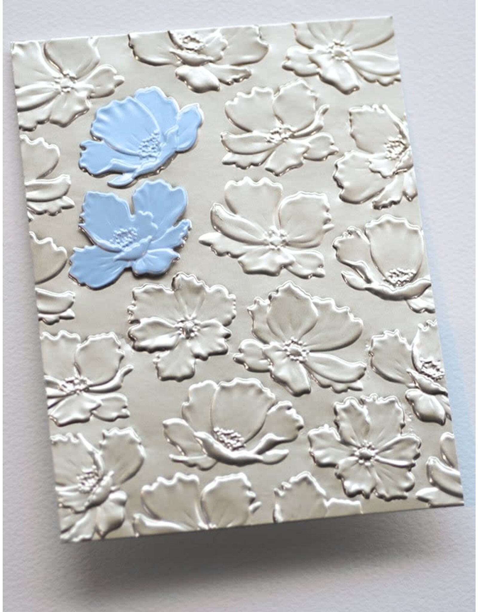 MEMORY BOX MEMORY BOX OPEN STUDIO ANEMONE DRIFT 3D EMBOSSING FOLDER AND CUTTING DIE