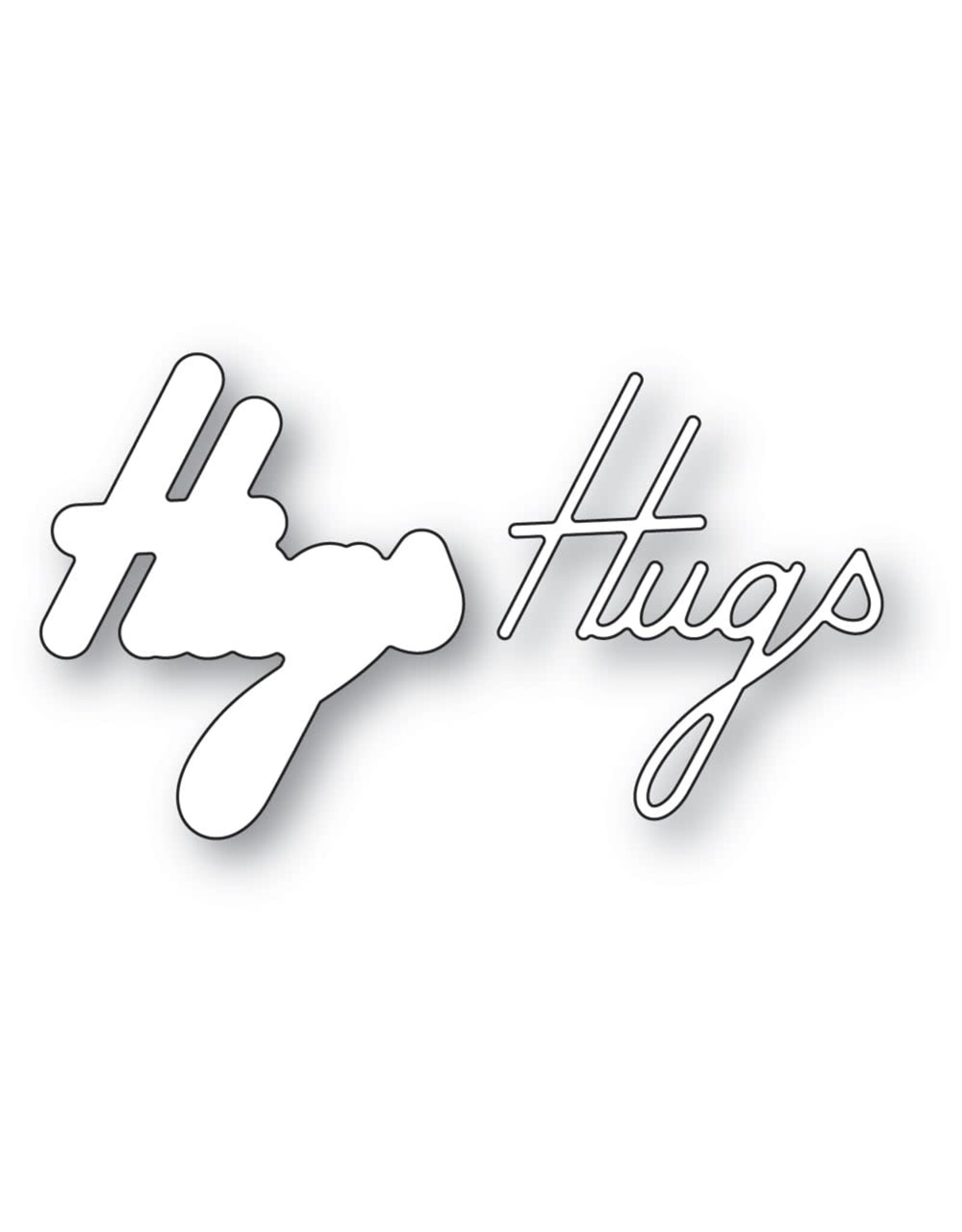 MEMORY BOX MEMORY BOX HUGS DEBUT SCRIPT DIE SET