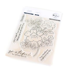 PINKFRESH PINKFRESH STUDIO NEVER GIVE UP CLEAR STAMP SET