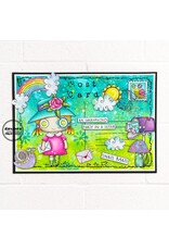 AALL & CREATE AALL & CREATE JANET KLEIN #1165 SNAIL MAIL A7 CLEAR STAMP SET