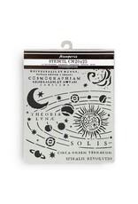 STAMPERIA STAMPERIA FORTUNE CONSTELLATION 20x25cm STENCIL