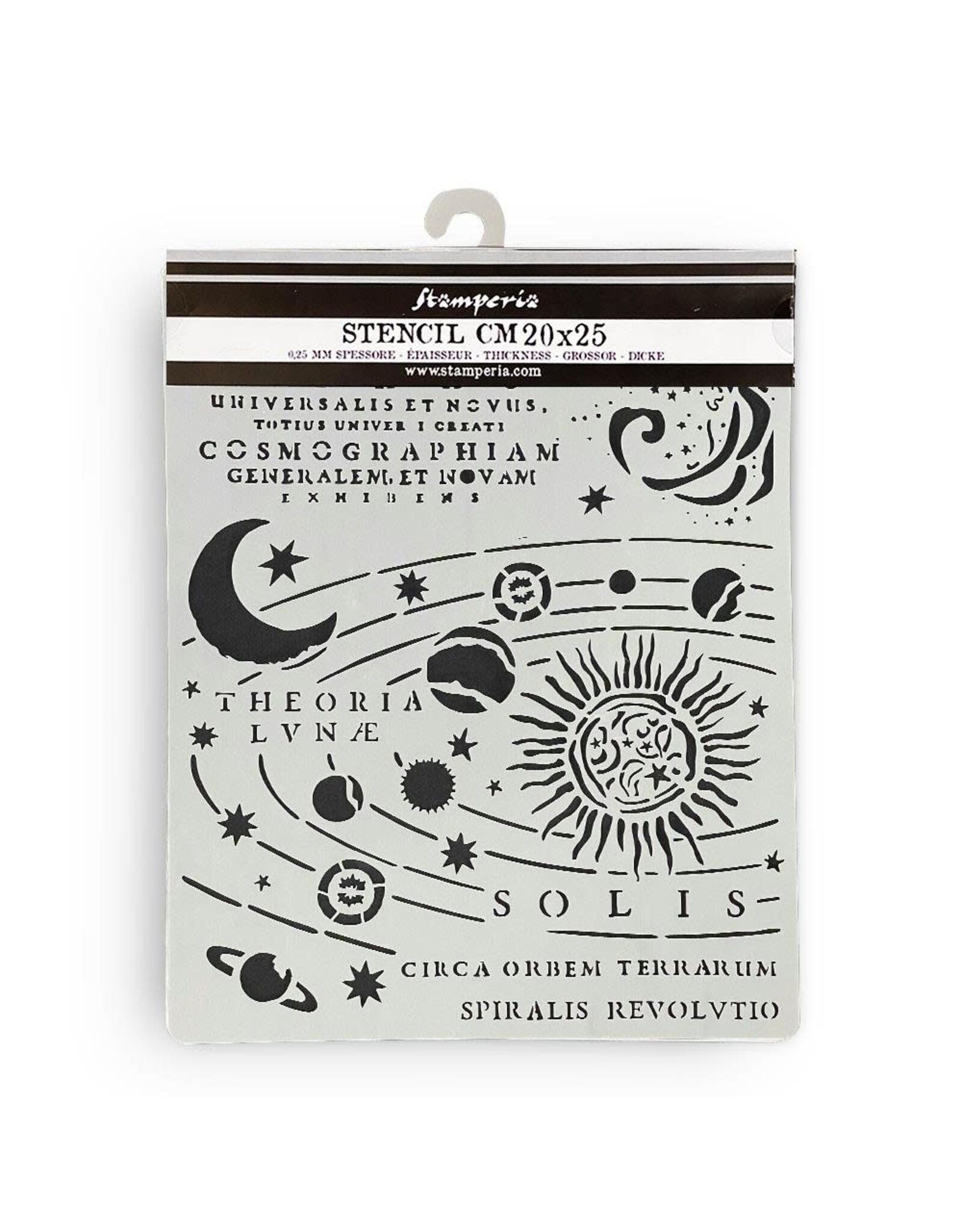 STAMPERIA STAMPERIA FORTUNE CONSTELLATION 20x25cm STENCIL
