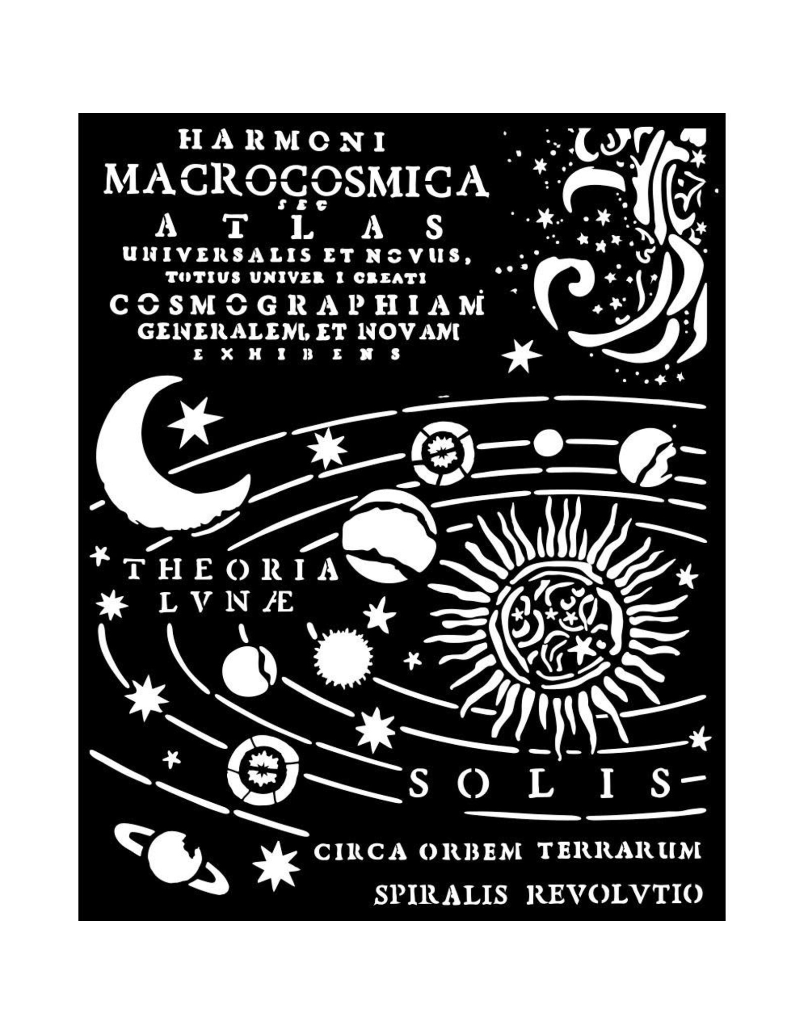 STAMPERIA STAMPERIA FORTUNE CONSTELLATION 20x25cm STENCIL