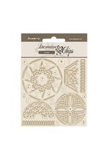 STAMPERIA STAMPERIA FORTUNE NUMBERS 5.5x5.5 LARGE DECORATIVE CHIPS