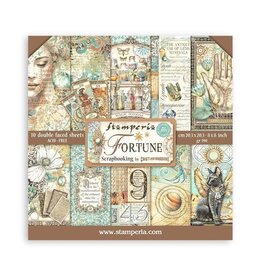 STAMPERIA STAMPERIA FORTUNE 8x8 COLLECTION PACK 10 SHEETS